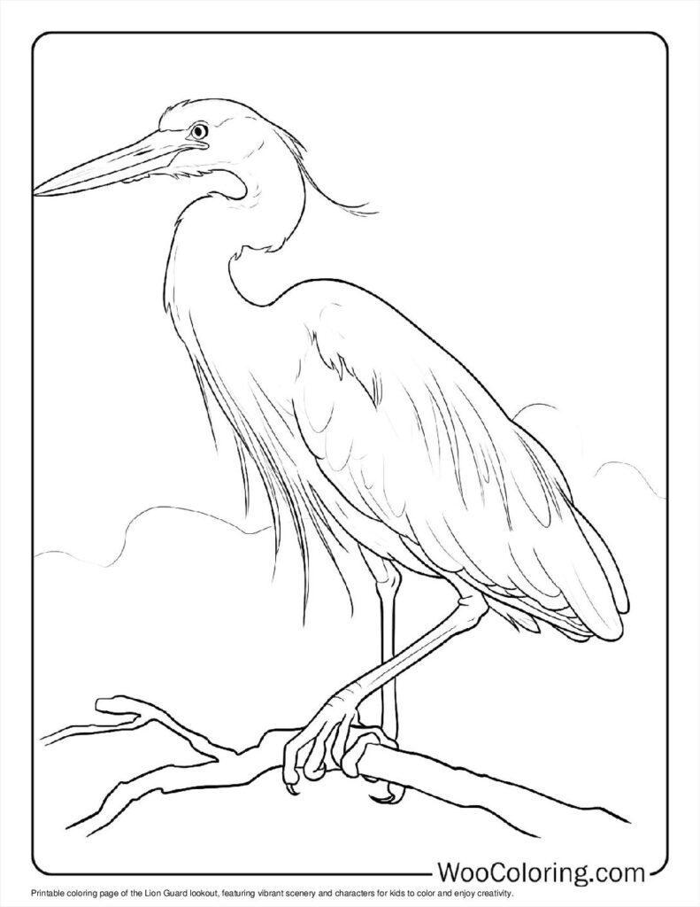 Guard Lookout Coloring Sheet