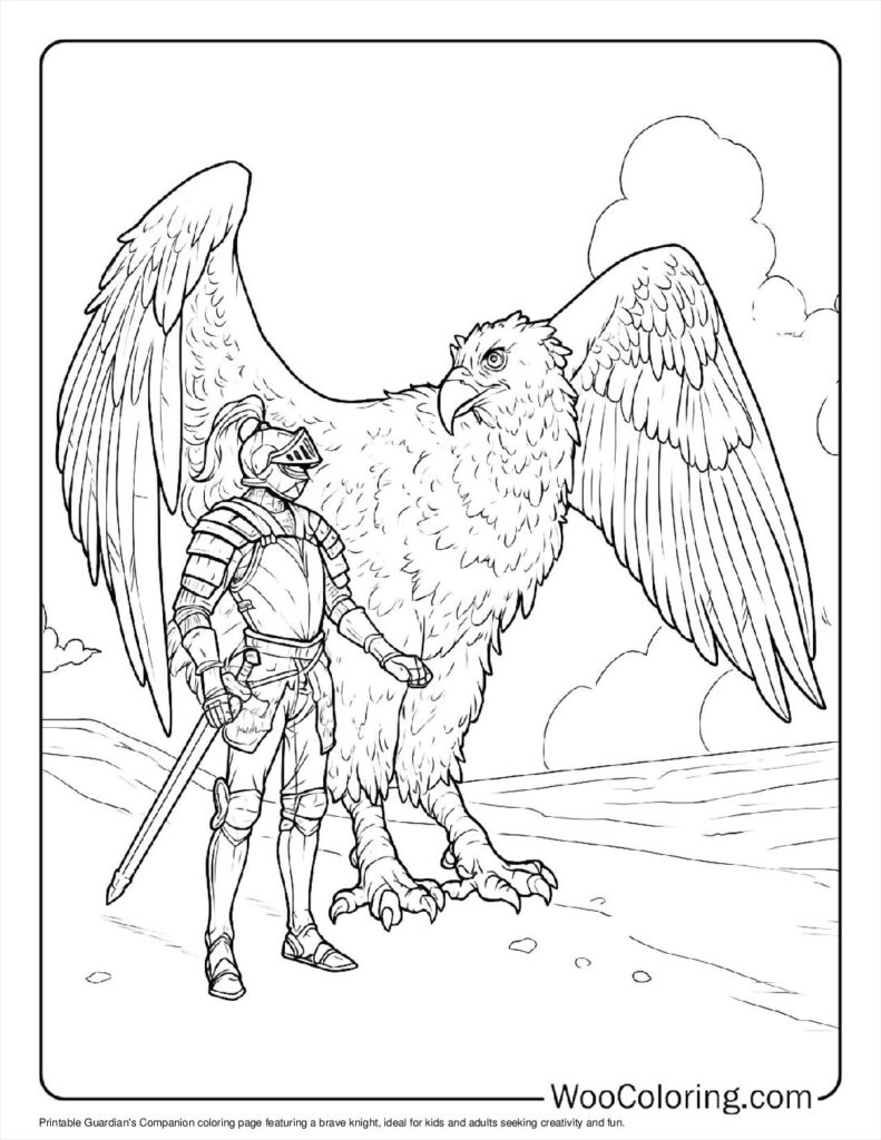 100  Knight coloring pages  Free PDF To Print  - 28