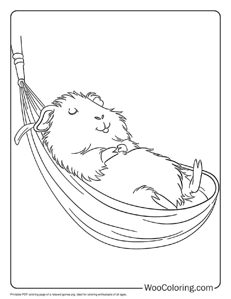 100 Guinea Pig coloring pages Free PDF To Print - 1