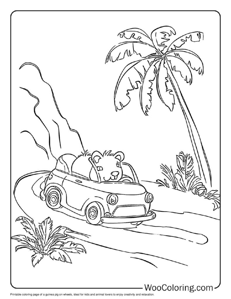 100 Guinea Pig coloring pages Free PDF To Print - 54