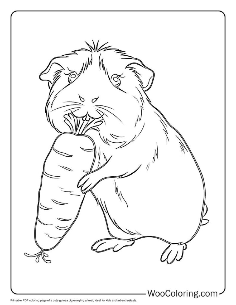 100 Guinea Pig coloring pages Free PDF To Print - 35