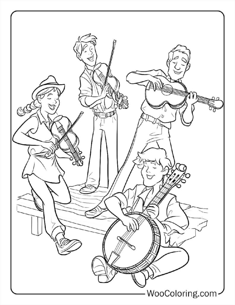 100  Music coloring pages  Free PDF To Print  - 24