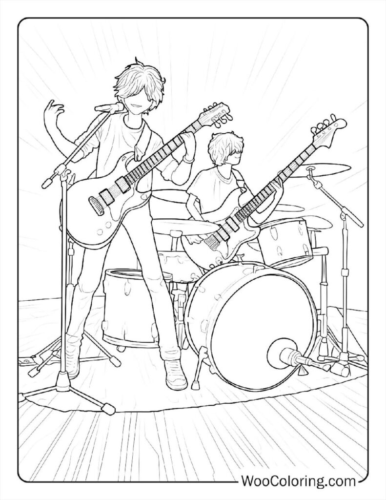 100  Music coloring pages  Free PDF To Print  - 2