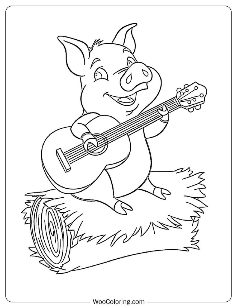 100  Pig coloring pages  Free PDF To Print  - 16