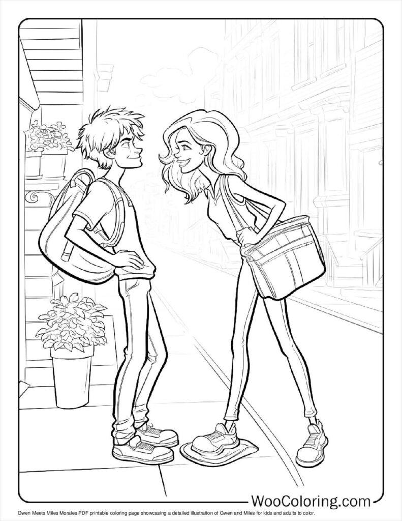 Gwen Meets Miles Morales