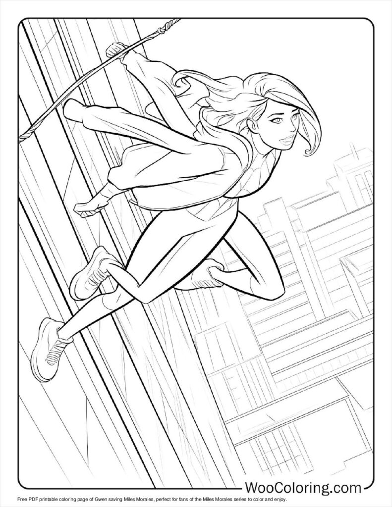 Gwen Saves Miles Morales