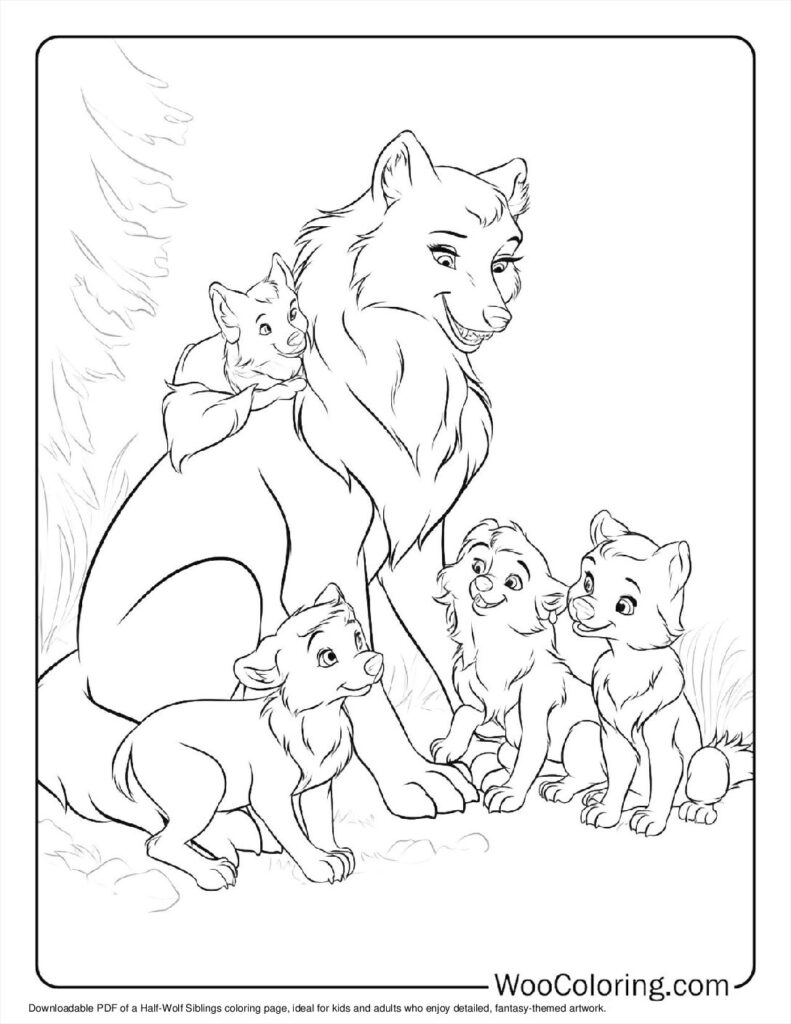 100  Werewolf coloring pages  Free PDF To Print  - 41
