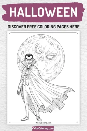 Halloween coloring pages designs for kids