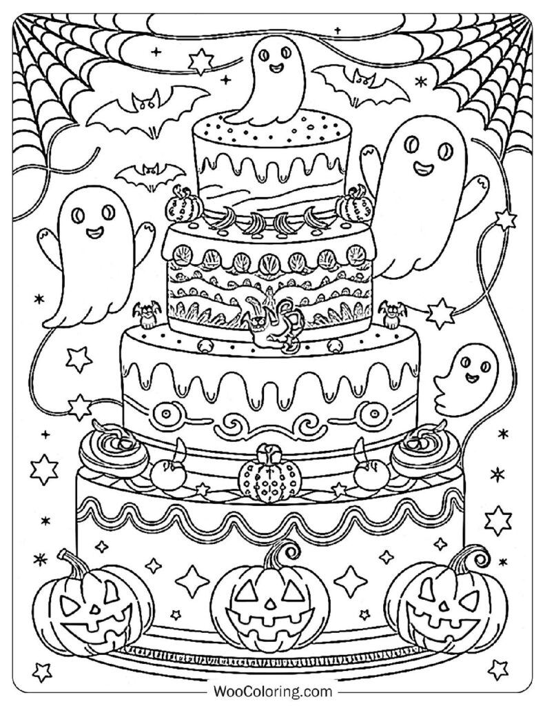 36 Cake Coloring Pages  Free PDF To Print  - 4