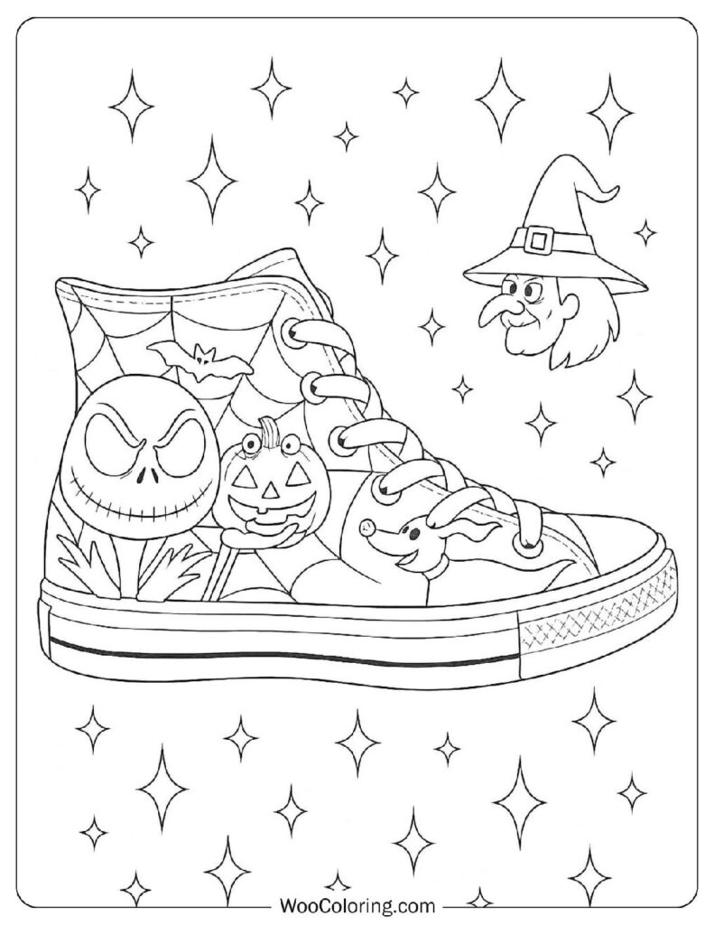 36 Shoe Coloring Pages  Free PDF To Print  - 27