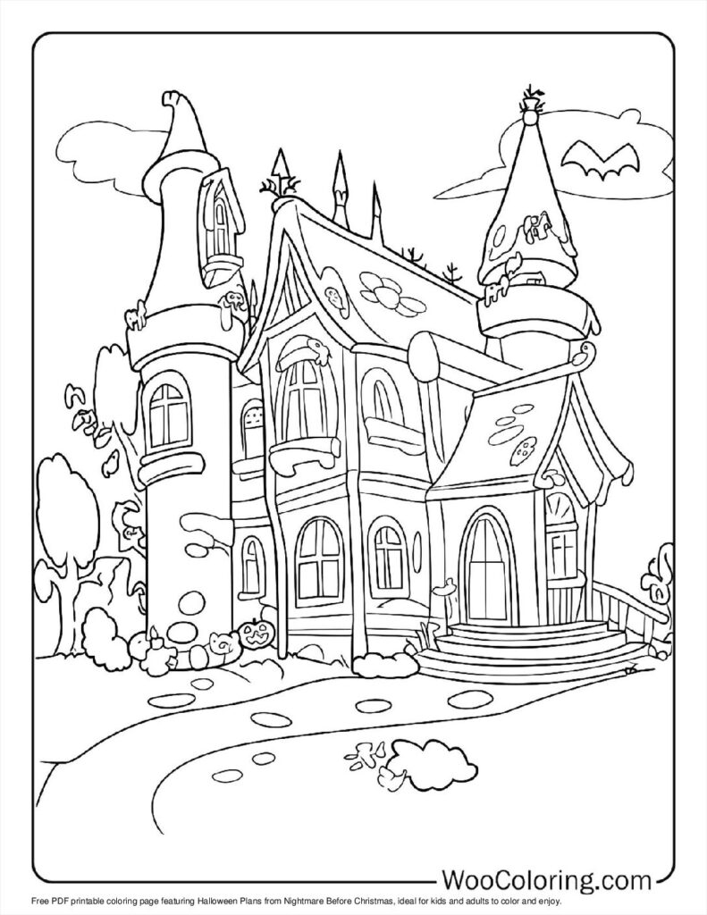 100  Nightmare Before Christmas coloring pages  Free PDF To Print  - 6