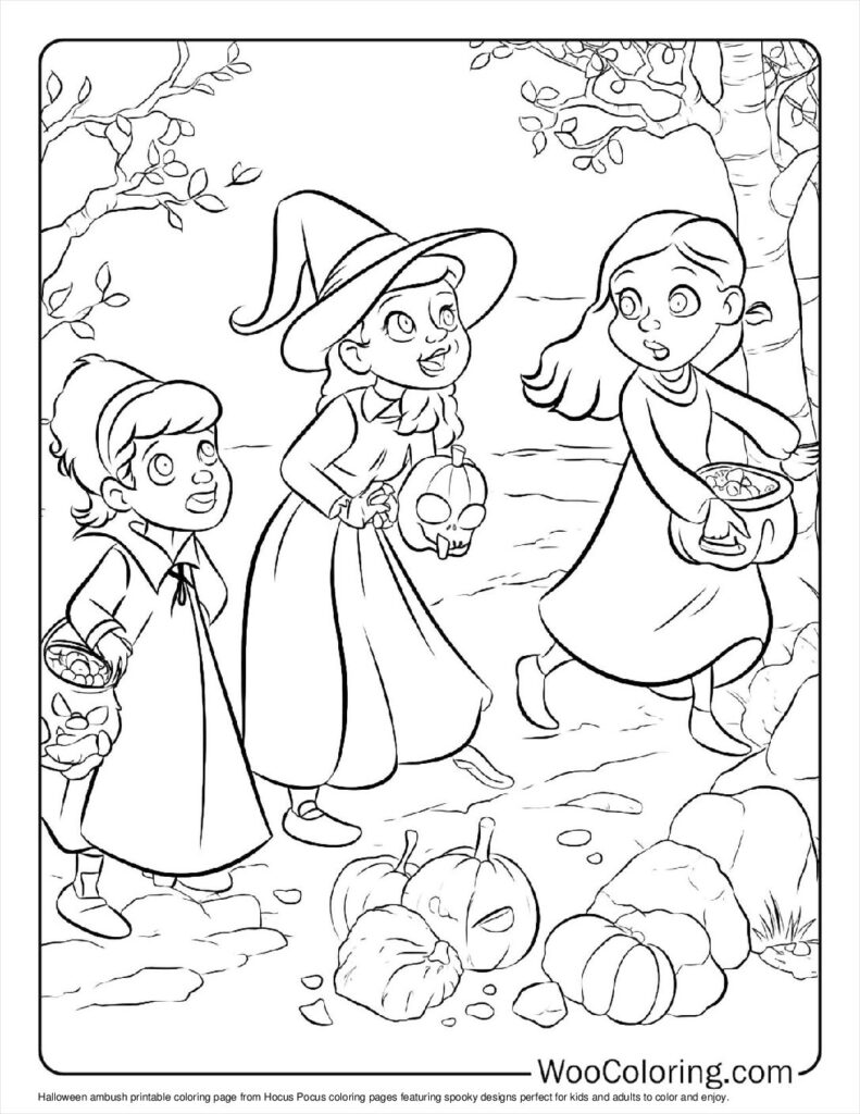 100  Hocus Pocus coloring pages  Free PDF To Print  - 50