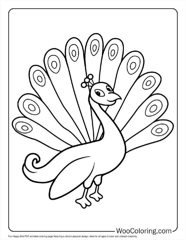 100  Peacock coloring pages  Free PDF To Print  - 33