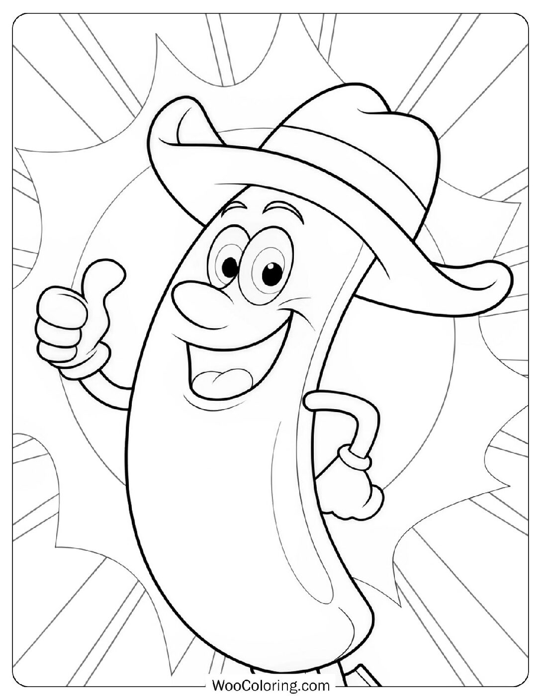 24 Banana Coloring Pages (Free PDF To Print) | Woo Coloring