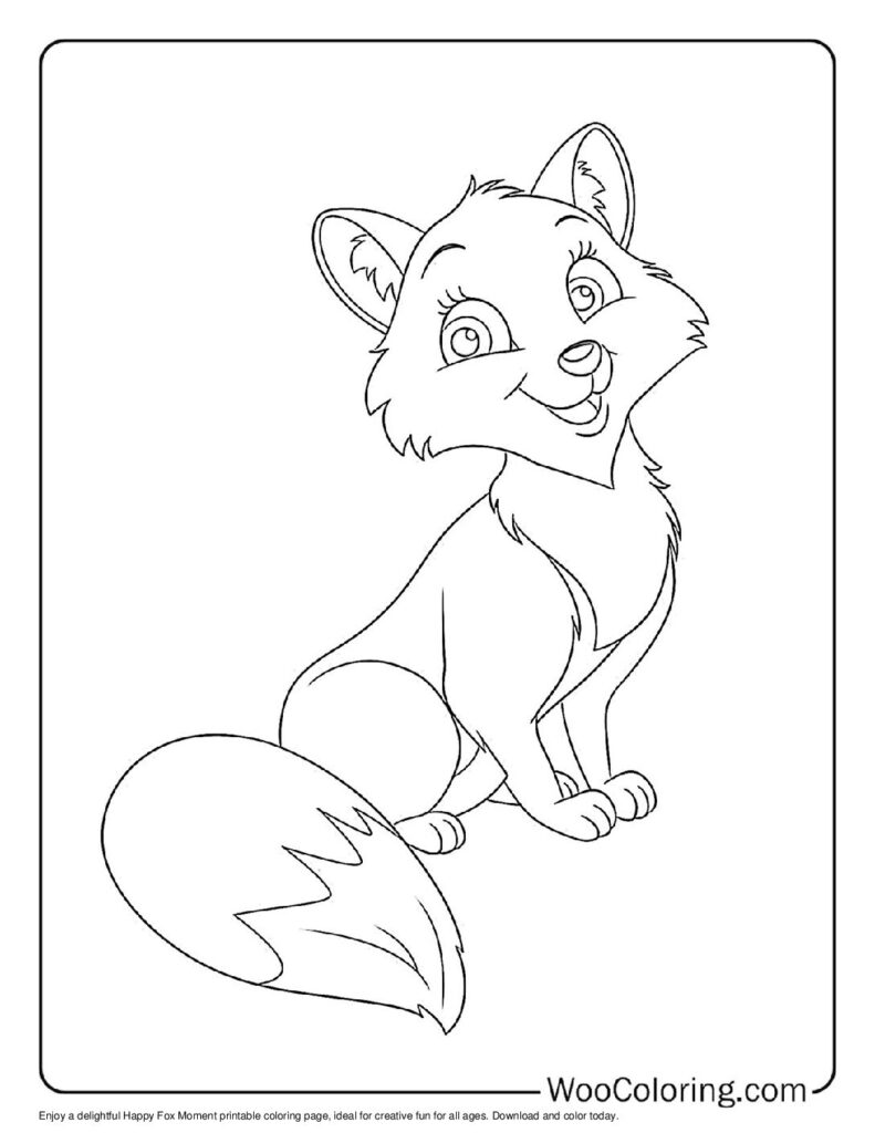 100  Fox coloring pages  Free PDF To Print  - 91
