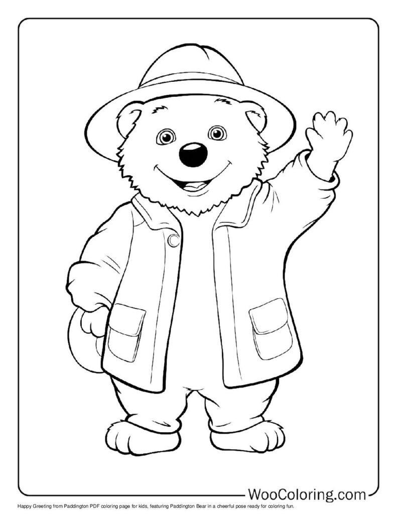 100  Paddington coloring pages  Free PDF To Print  - 17