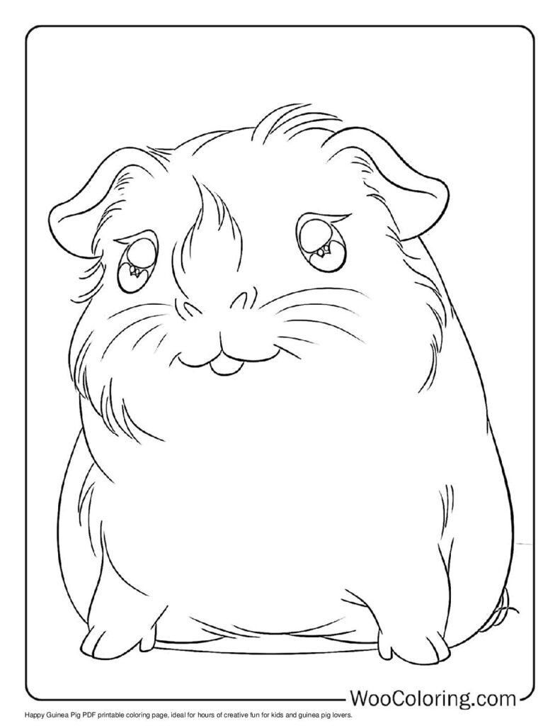 100 Guinea Pig coloring pages Free PDF To Print - 82