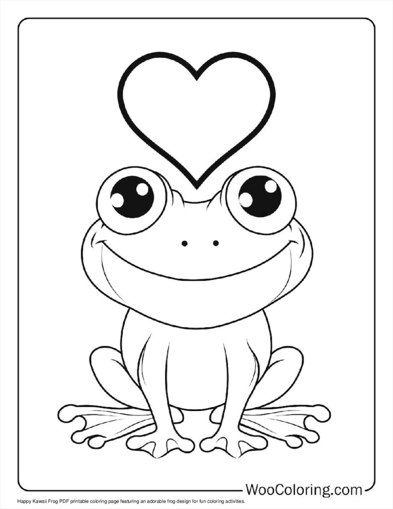 100  Frog coloring pages  Free PDF To Print  - 92