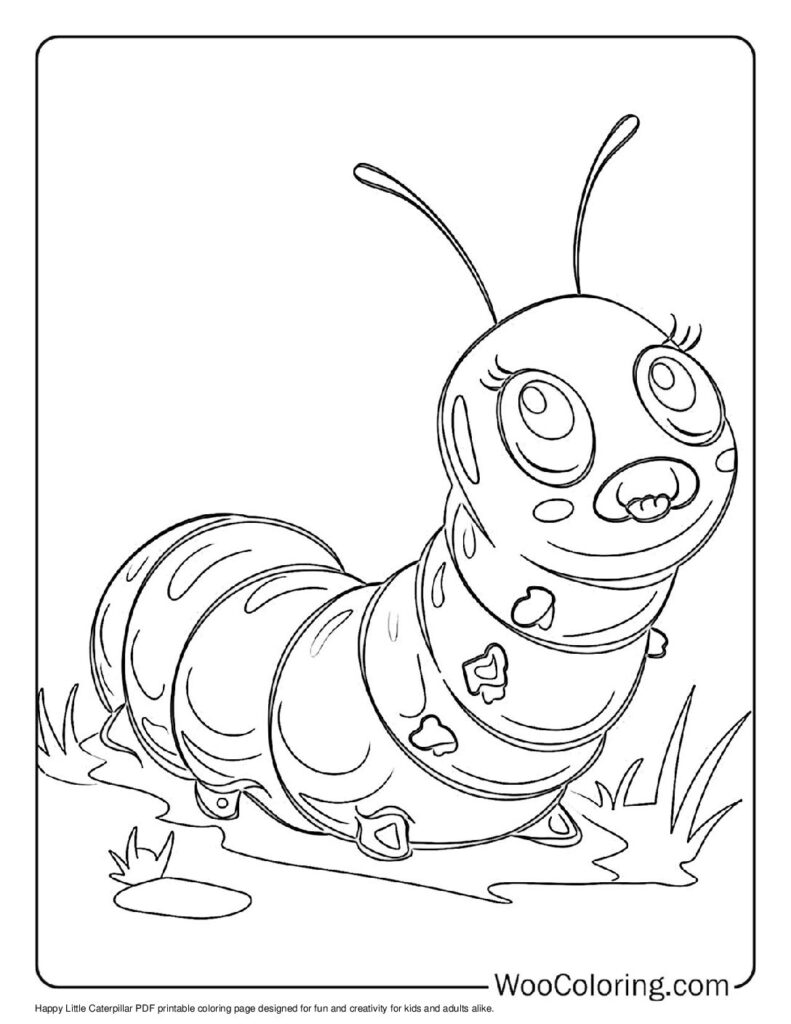 100 Caterpillar coloring pages Free PDF To Print - 48