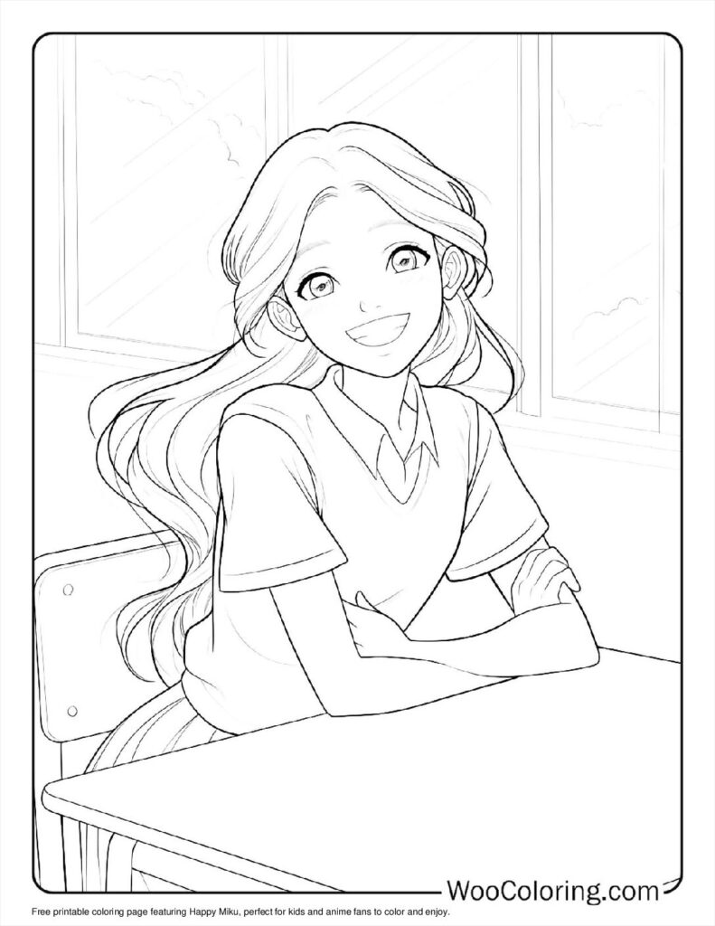 100  Manga coloring pages  Free PDF To Print  - 24