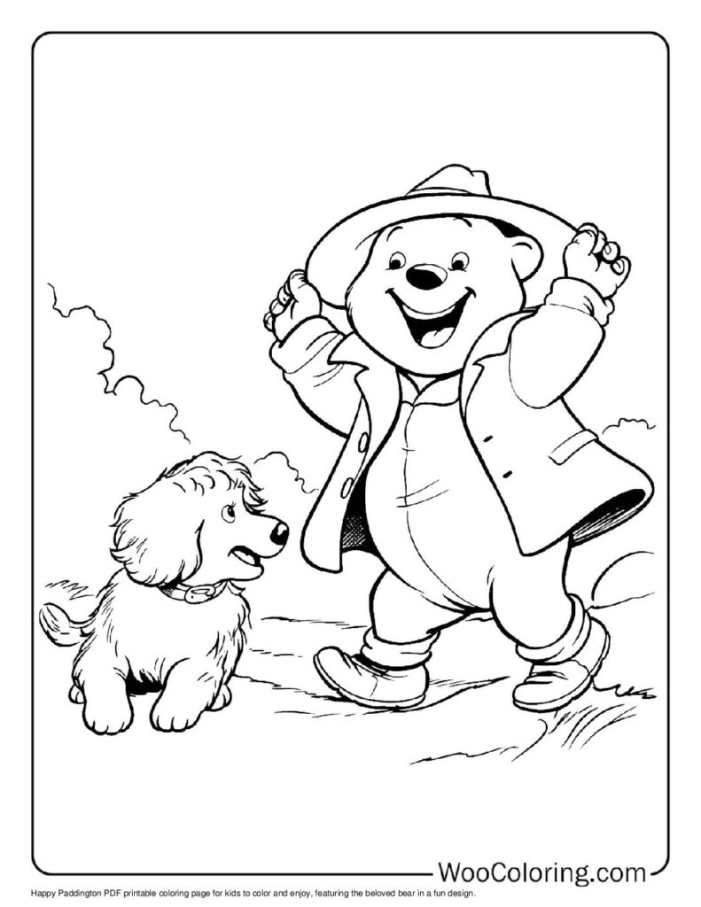 100  Paddington coloring pages  Free PDF To Print  - 16