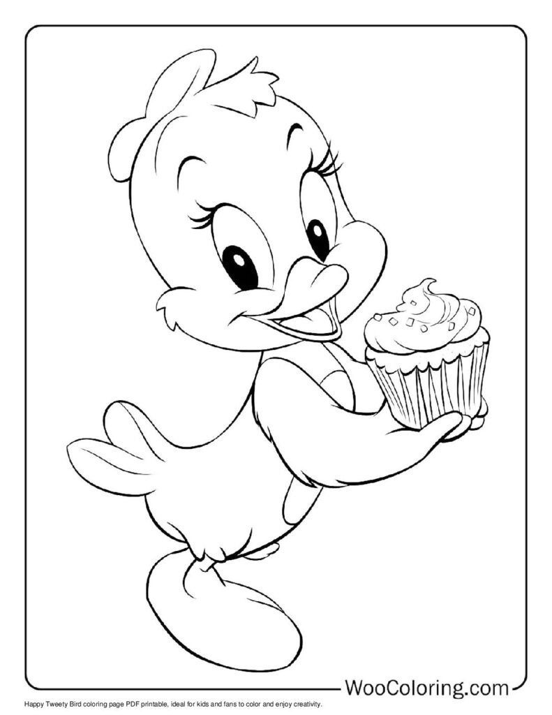 100  Tweety Bird coloring pages  Free PDF To Print  - 77