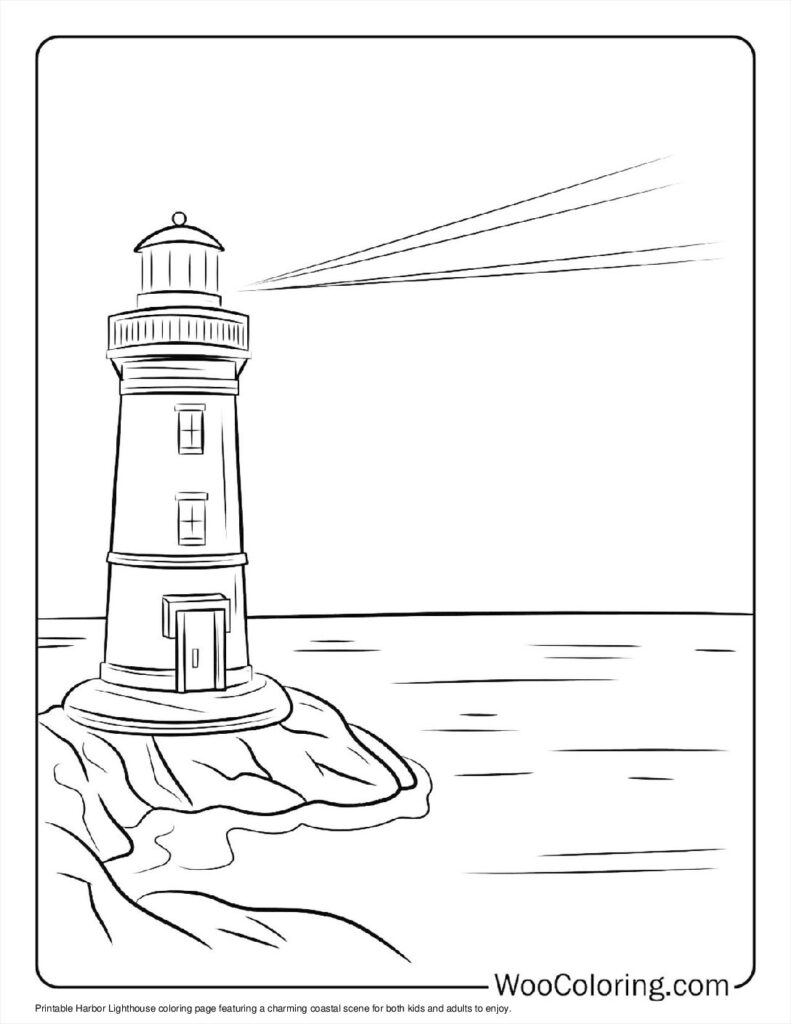 100 Lighthouse coloring pages Free PDF To Print - 30