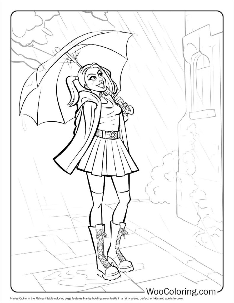 Harley in the Rain
