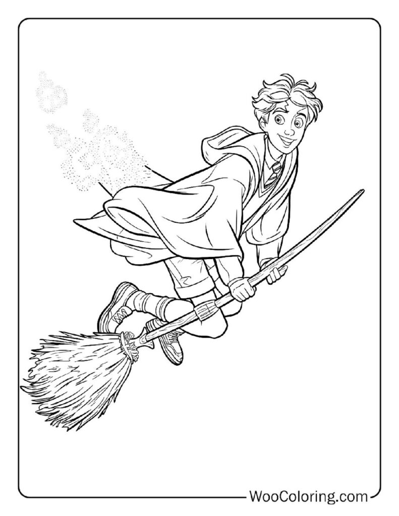 100  Harry Potter coloring pages  Free PDF To Print  - 8