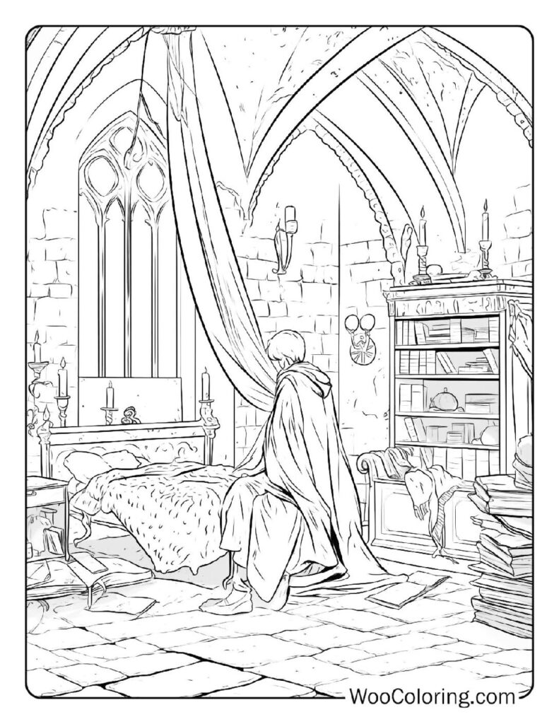 100  Harry Potter coloring pages  Free PDF To Print  - 91