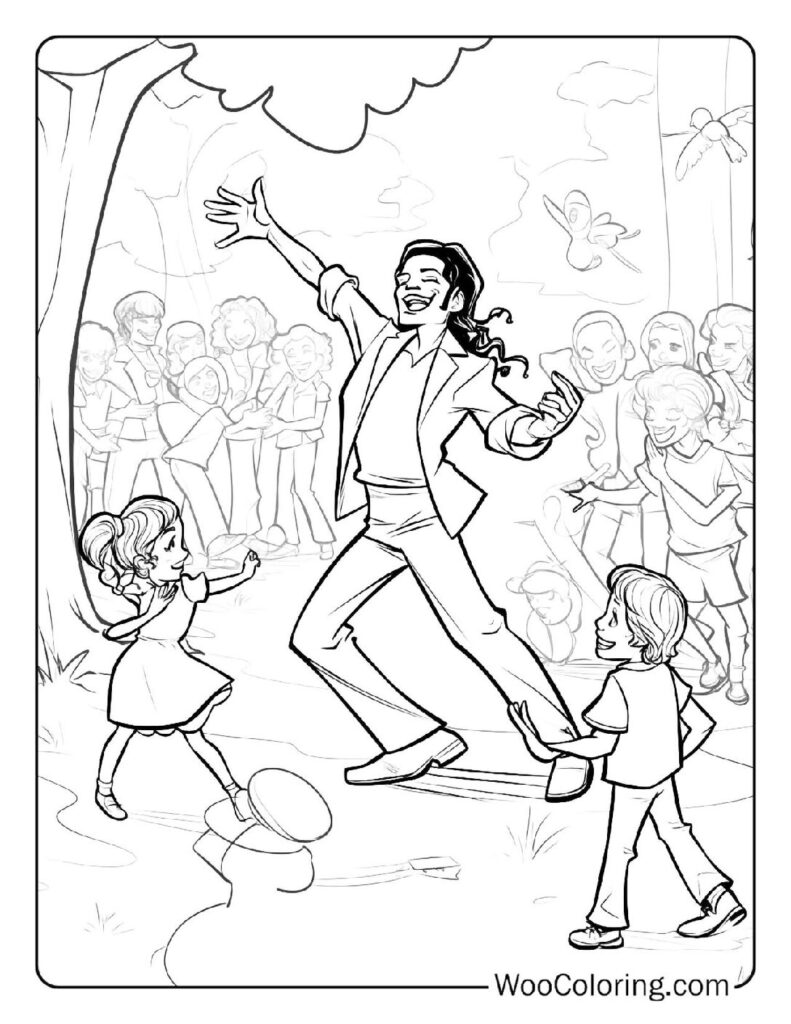 100  Michael Jackson coloring pages  Free PDF To Print  - 70