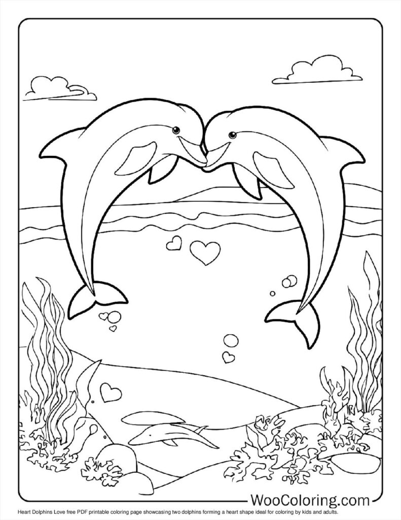 100  Dolphin coloring pages  Free PDF To Print  - 36