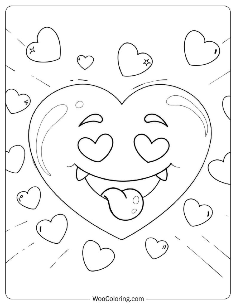40 Emoji Coloring Pages  Free PDF To Print  - 24