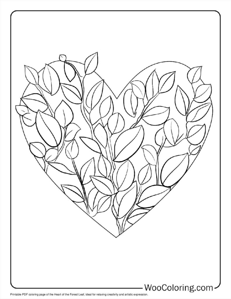 100  Leaf coloring pages  Free PDF To Print  - 74