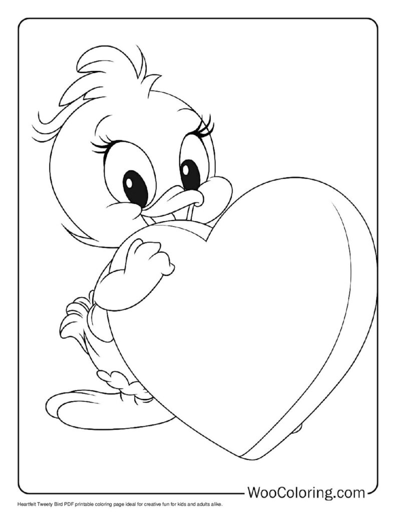 100  Tweety Bird coloring pages  Free PDF To Print  - 77
