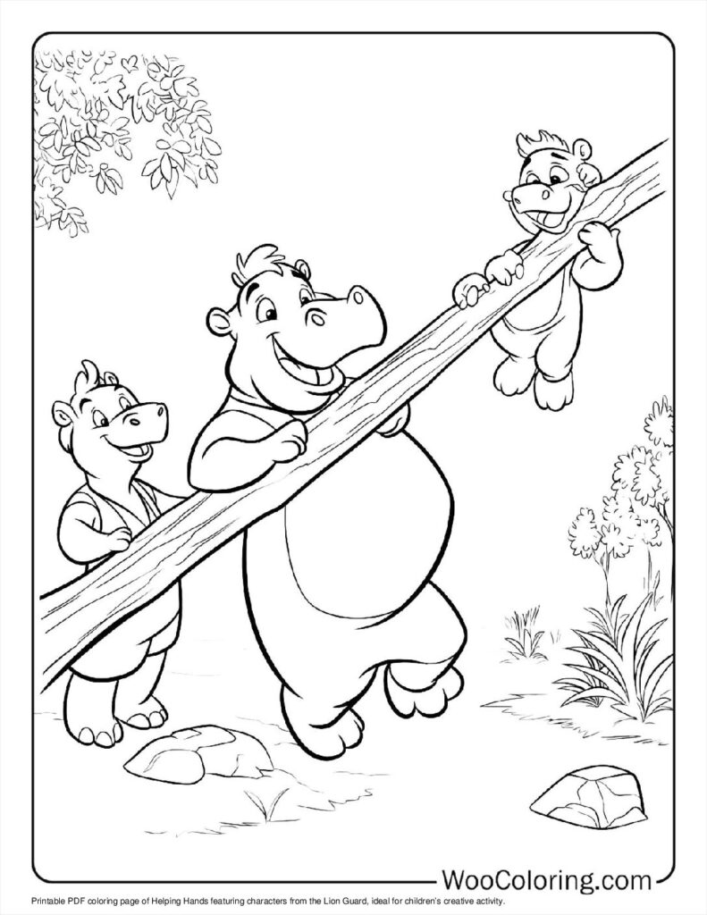 Helping Hands with Lion Guard