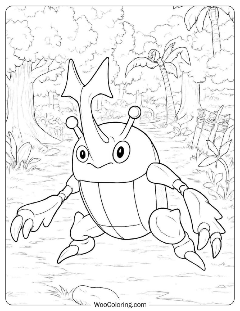 Heracross in the Heart of the Wild Jungle