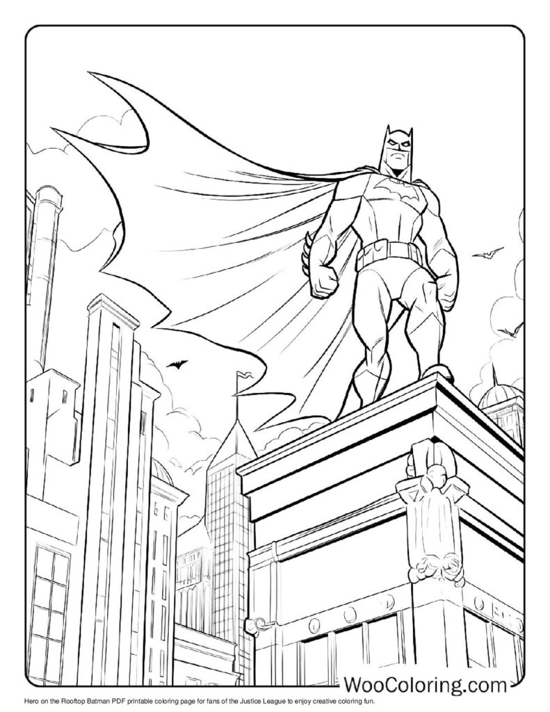 Hero on the Rooftop Batman
