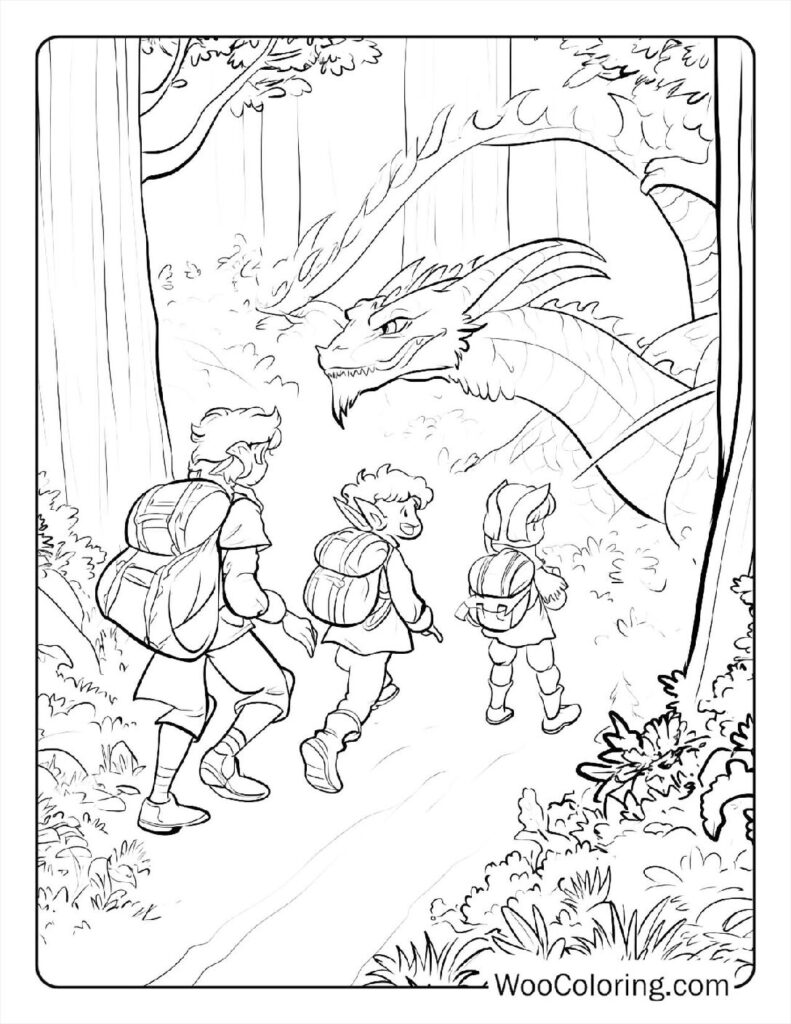 100 Dungeons Dragons coloring pages Free PDF To Print - 47