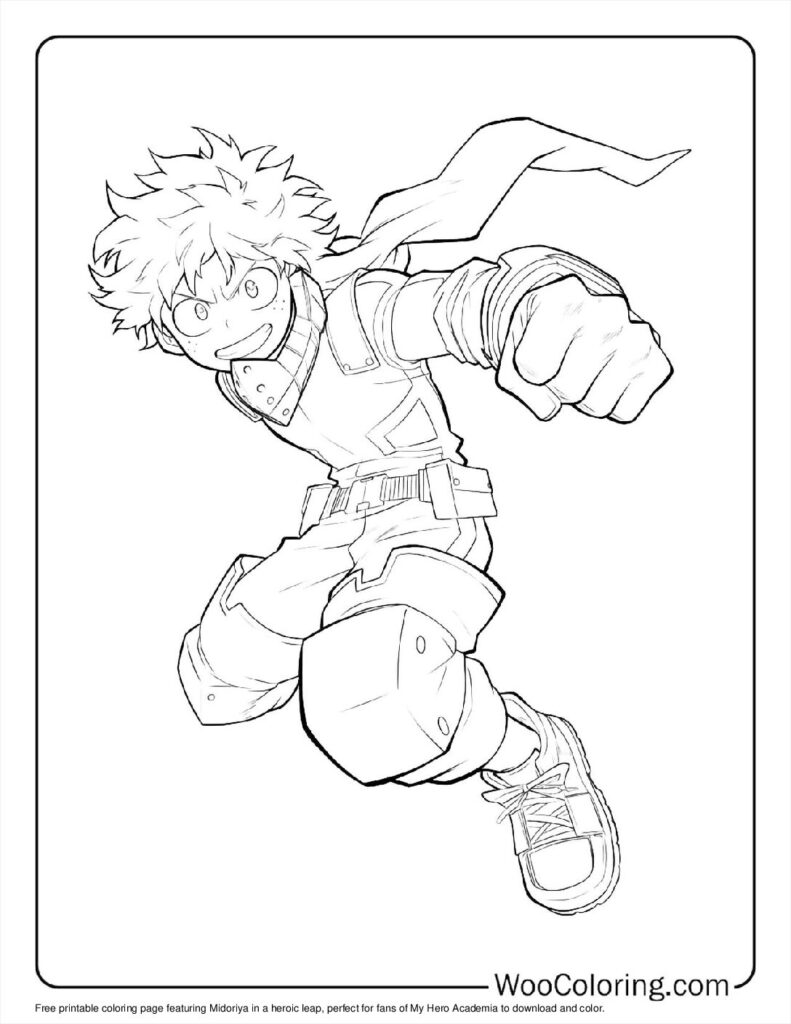100  My Hero Academia coloring pages  Free PDF To Print  - 71