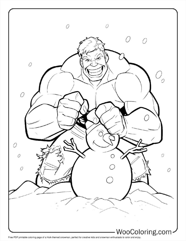 Hero’s Hulk Snowman