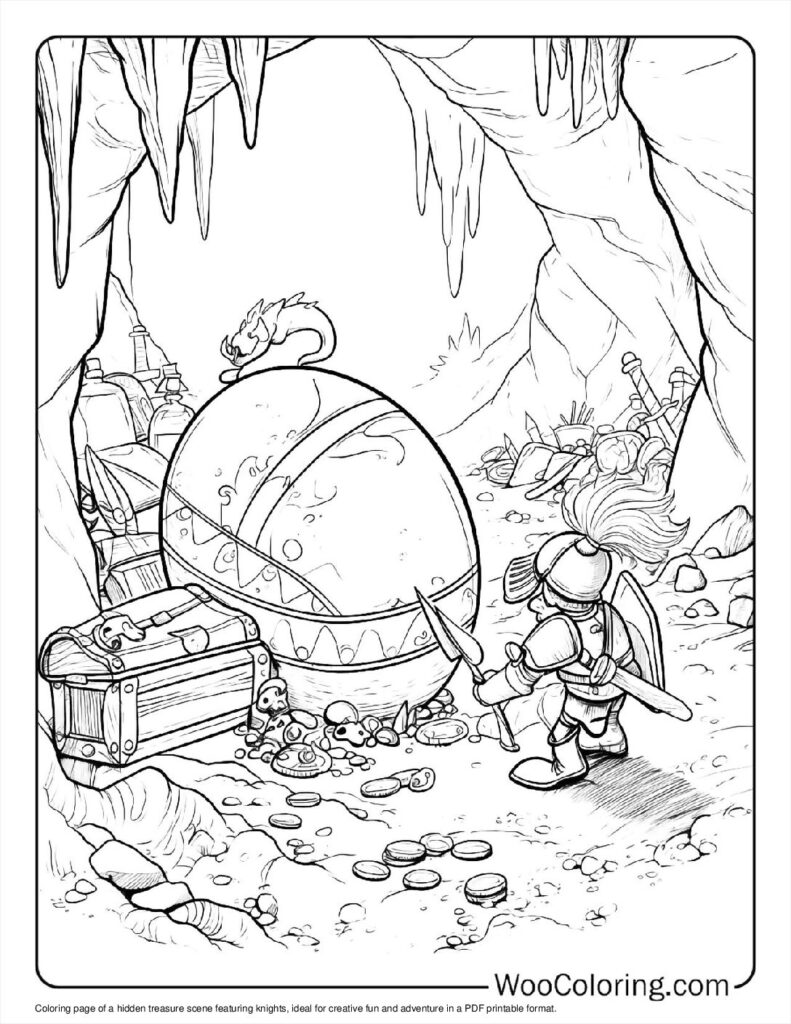 100  Knight coloring pages  Free PDF To Print  - 39