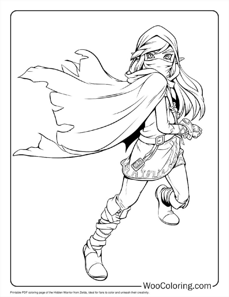 100  Zelda coloring pages  Free PDF To Print  - 53