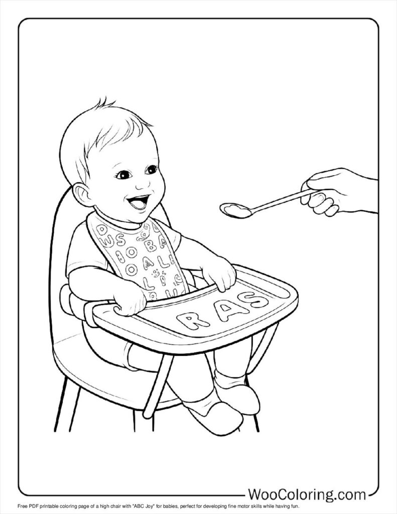 100  Baby coloring pages  Free PDF To Print  - 86