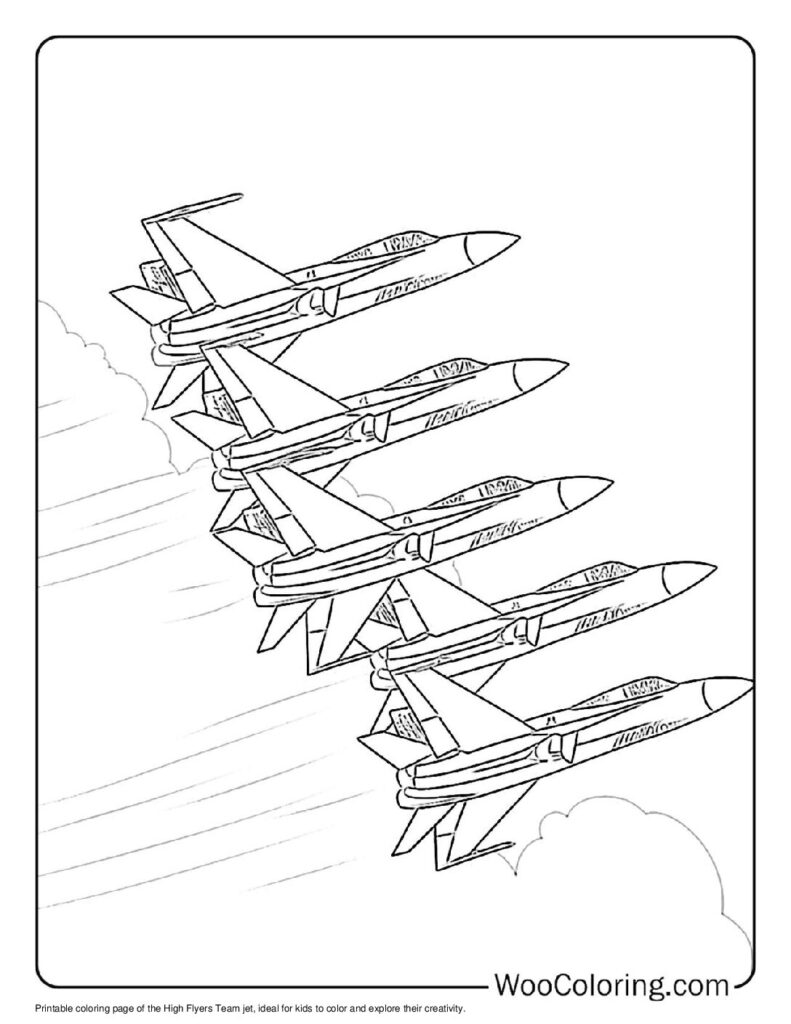 100  Jet coloring pages  Free PDF To Print  - 56