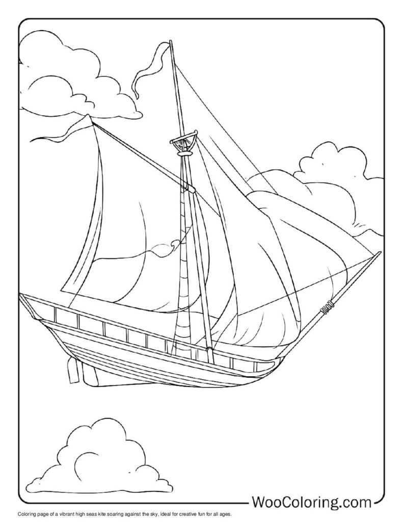 100  Kite coloring pages  Free PDF To Print  - 59