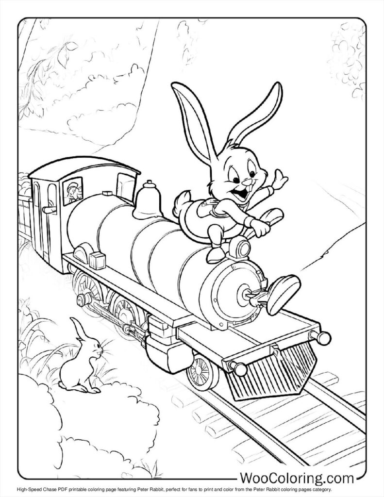 100  Peter Rabbit coloring pages  Free PDF To Print  - 4