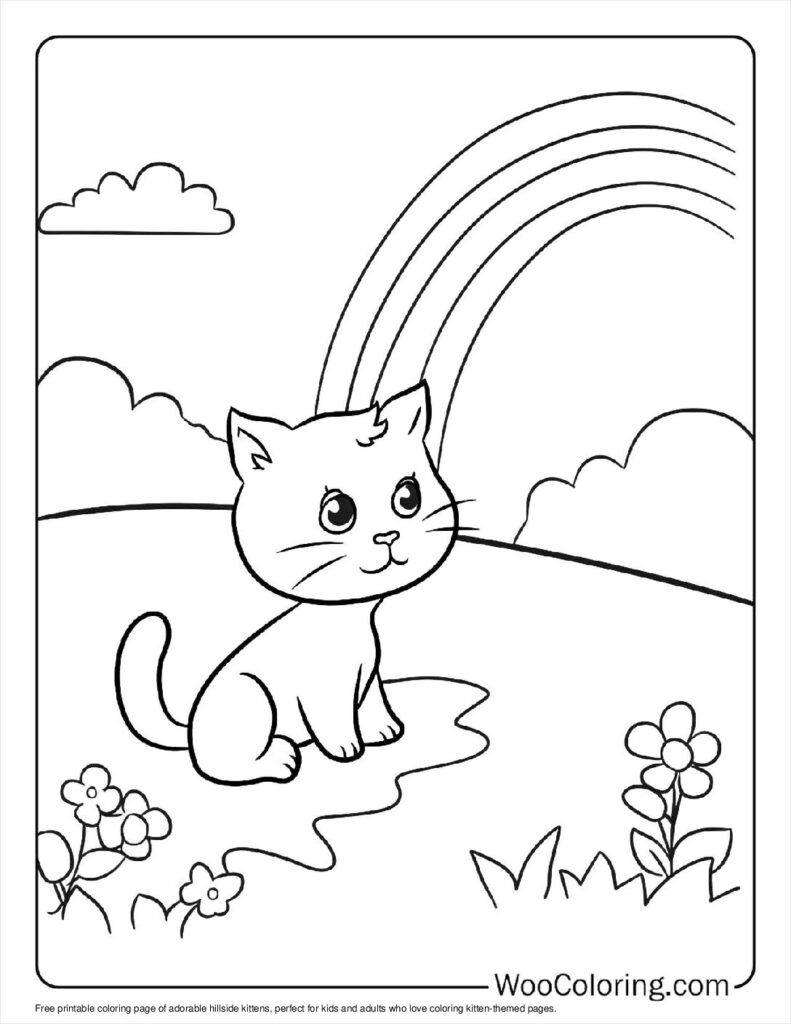 100  Kitten coloring pages  Free PDF To Print  - 12