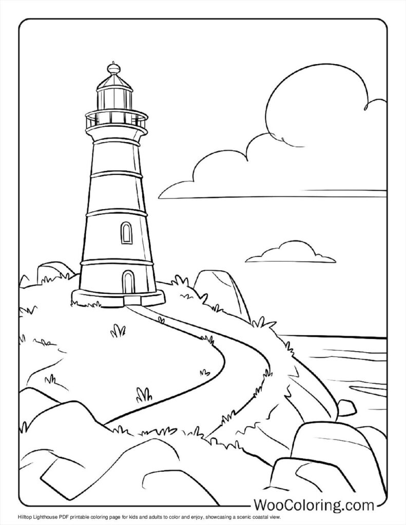 100 Lighthouse coloring pages Free PDF To Print - 91