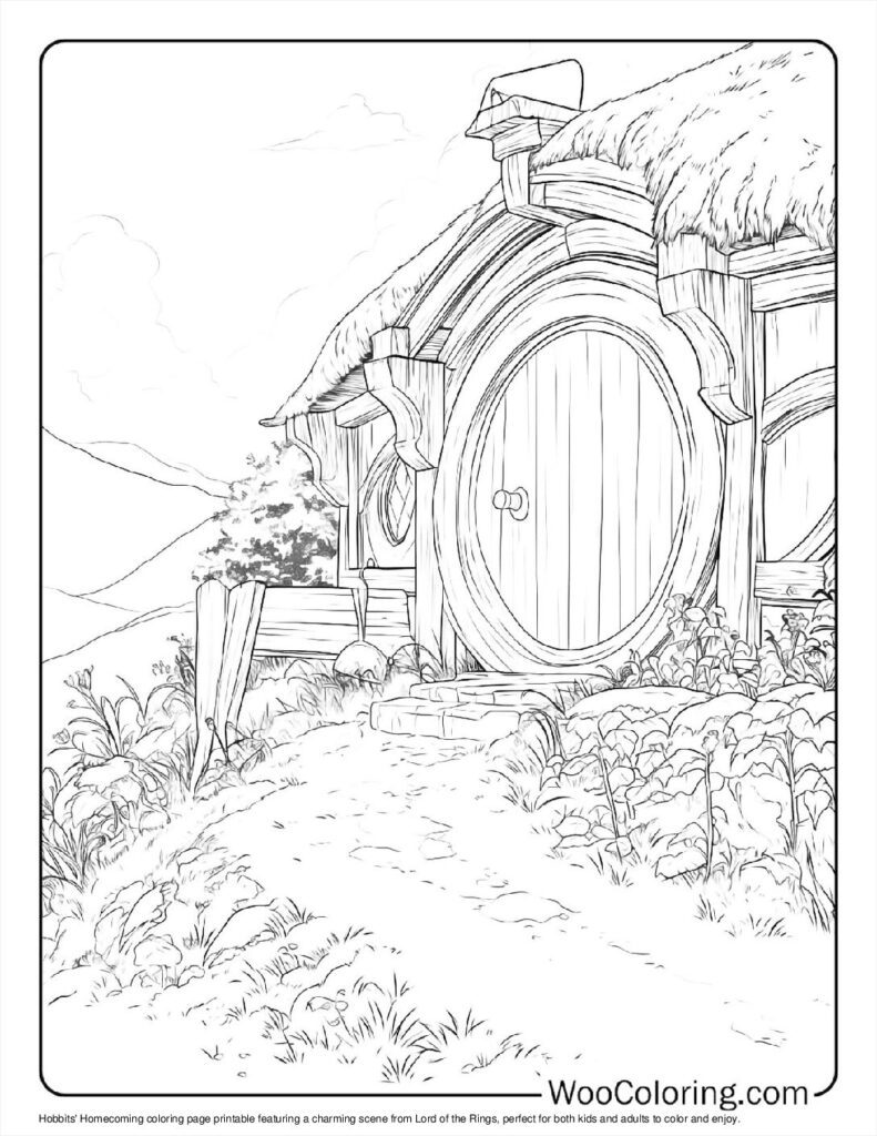 100  Lord Of The Rings coloring pages  Free PDF To Print  - 41